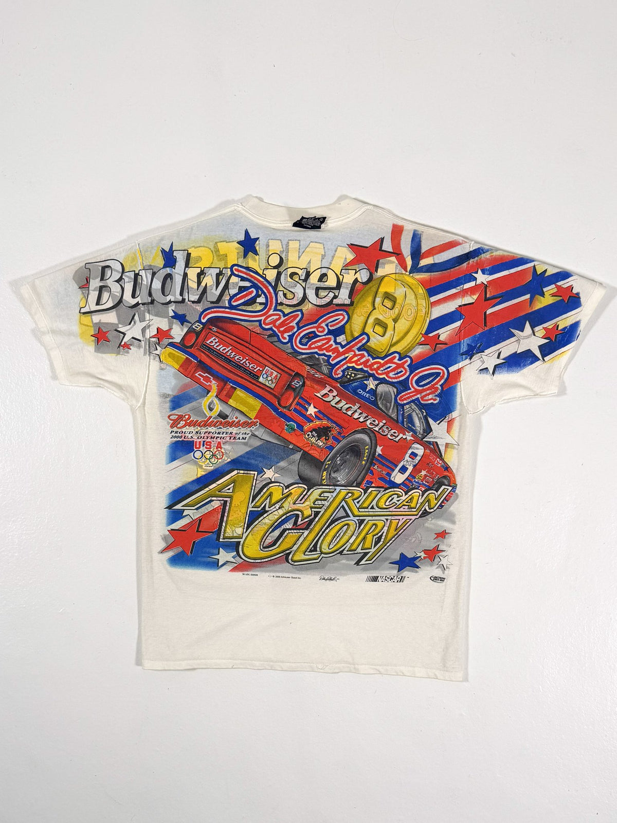 Dale Earnhardt Jr. Budweiser “American Glory” All-Over Print Tee
